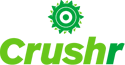 Crushr Logo - Mobile Dumpster Compactor Service