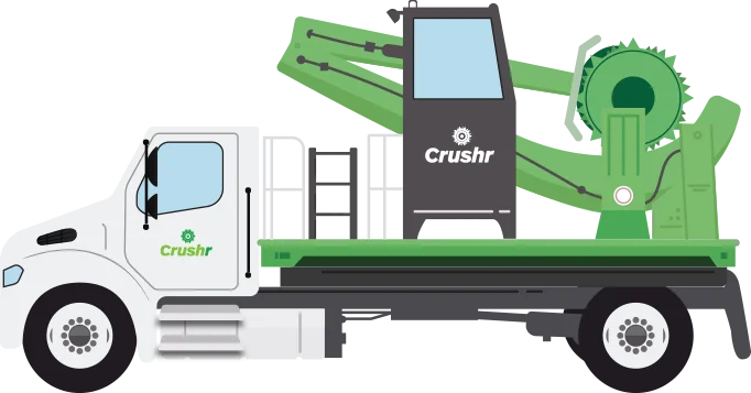 illustration of Crushr truck